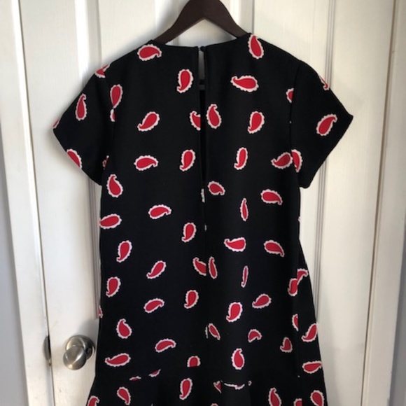 Black and Red Ruffle Dress - Picture 3 of 6